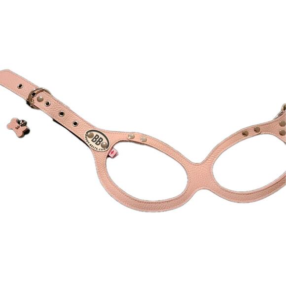 Buddy Belt Dog Harness Size 5 Pink Leather Premium Brand New With Tags